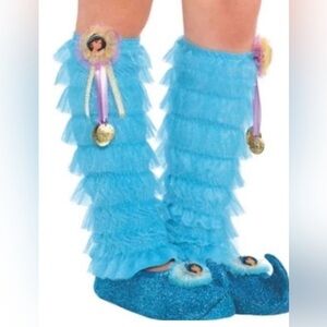 New  Disney Jasmine Leg Warmers NWT princess socks Jasmine from Aladdin